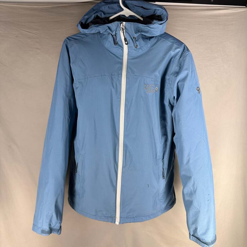 MOUNTAIN HARDWEAR Windbreaker Slate Blue Hiking Outdoor Men Size Medium